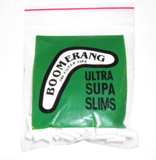 Filter Tips Boomerang Ultra Super Slim (Green)