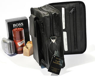 Buxton Leatherette Clutch Purse Black