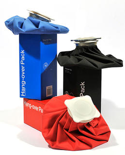 Ice packs for chilling the body.