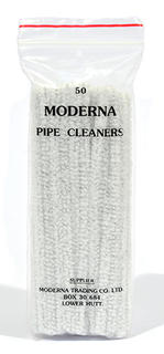Moderna Pipe Cleaners Smooth White 6
