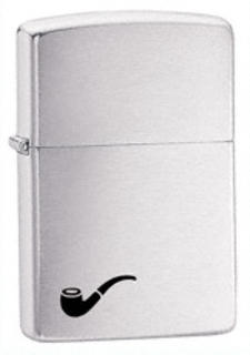 Zippo Pipe Lighter - Brushed Chrome