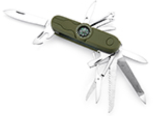 Pocket Knife Other 12-in-1 Multi-Knife Khaki