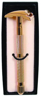 Safety Razor Merkur Moustache/Eyebrow Trimmer Gold (Solingen - Germany)