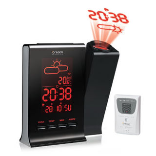 Weather Station Daylight Time and Weather Projection Clock  BAR339DP from Oregon Scientific