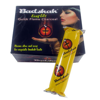 Badshah Quicklighting Shisha Charcoal 33mm - Pack of 10 Rolls