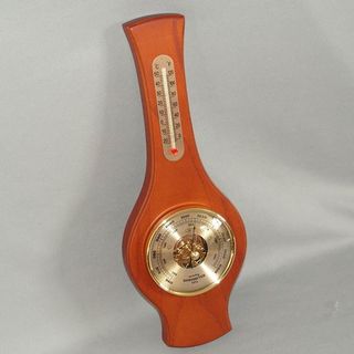 Barometer and Thermometer (Small) (Rimu Stain)