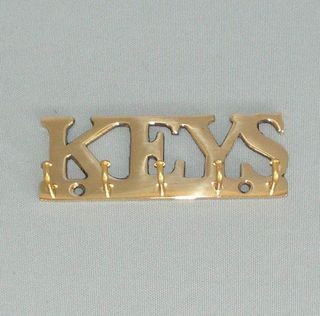 Key Rack Brass