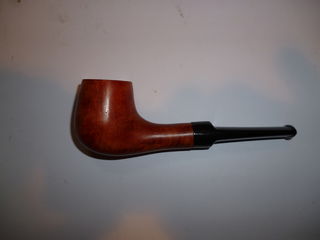 Briar Straight Smooth Pipe (Dropdown Mouthpiece)