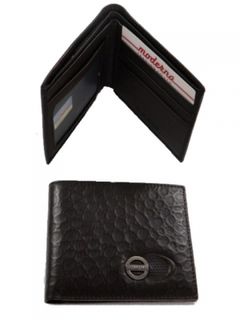Wallet Leather #22093/137 Brown or Black Crocodile Effect Finish