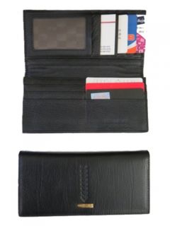 Wallet Black for Notes, Coins and Cards