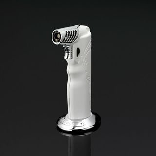 Siglo Oval Table Torch Lighter - White