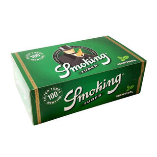 Cigarette Tubes Smoking Kingsize Menthol Carton of 100 Tubes