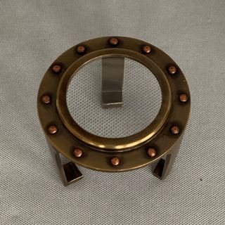 Magnifier On a Brass Nautical Replica Low-Set Stand
