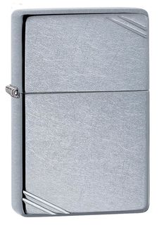 Zippo Street Chrome Vintage Series with Slashes