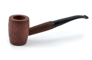 Corncob Pipes with Cherrywood Stain (Dark Colour)