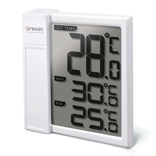 Weather Station Window Thermometer THG328 fron Oregon Scientific