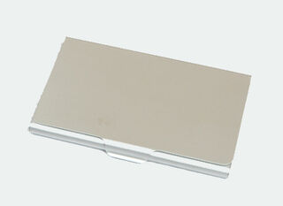 Business or credit card holders for convenient carrying.