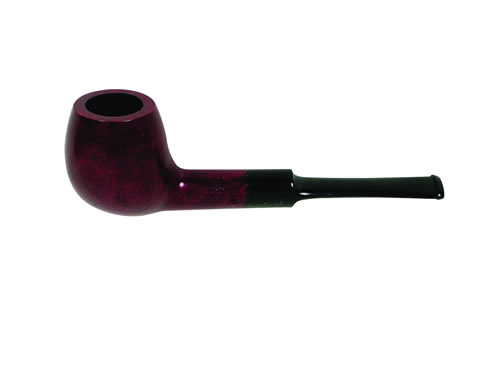 Falcon Coolway # 13 Red Stain, Apple Bowl - Straight Stem
