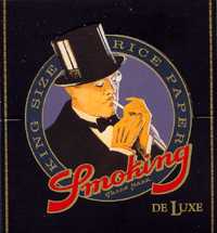 Smoking Kingsize Deluxe (Black) Cigarette Papers Carton