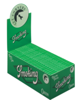 Smoking Regular Green Singles Cigarette Papers Carton