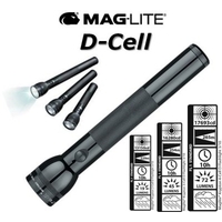 Maglite 4 D Cell Black Large Torch