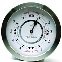 Chrome Anodised Tide Clock (200mm Diameter)