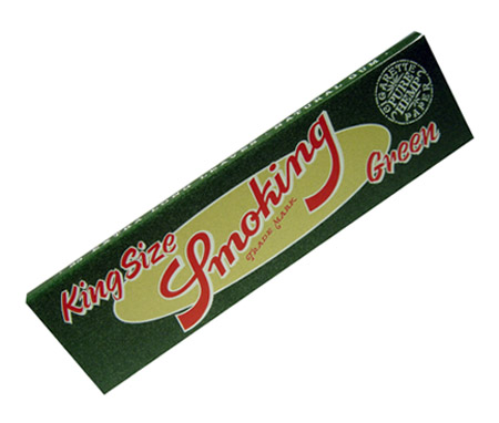 Smoking Kingsize (Green) Cigarette Papers