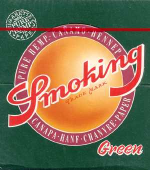 Smoking Kingsize (Green) Cigarette Papers Carton