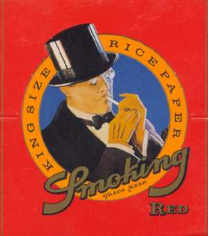 Smoking Kingsize (Red) Cigarette Papers Carton