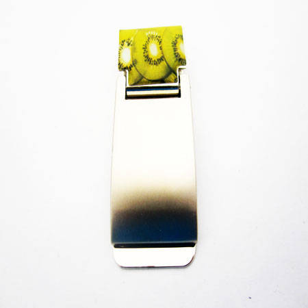 Money Clip with Souvenir Kiwifruit Image