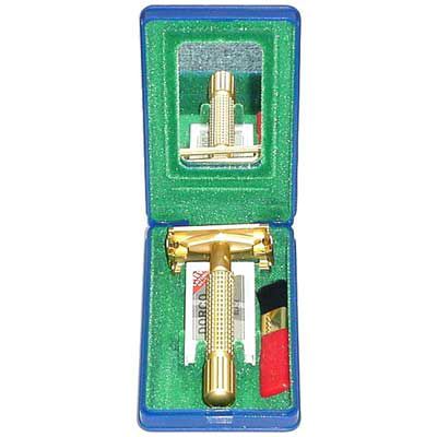 Comoy Safety Razor Pearl Gold