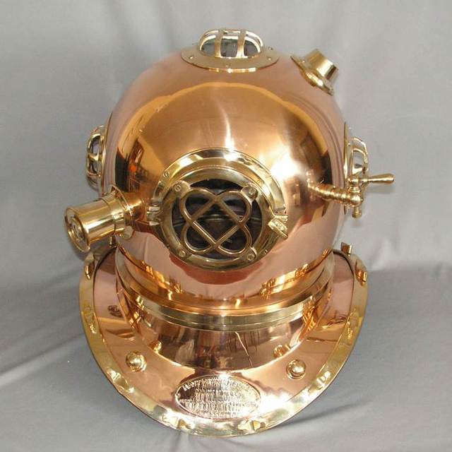 Brass N Copper Replica Divers Helmet Full Size