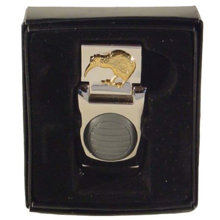 Money Clip with Light and Souvenir Gold Kiwi