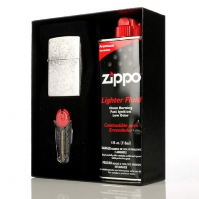 Zippo Street Chrome Gift Pack