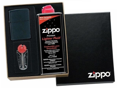 Zippo Black Matte Gift Pack