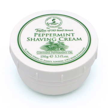 Taylors Peppermint Shaving Cream - 150gm Bowl