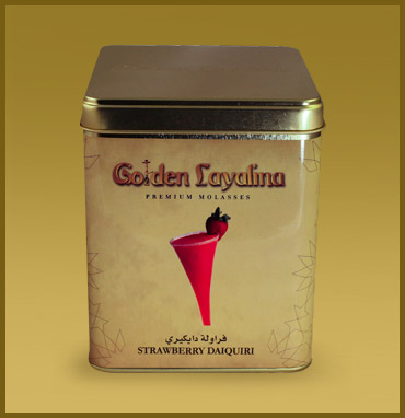 Golden Layalina Strawberry Daquiri Shisha Tobacco 250 gm Tin