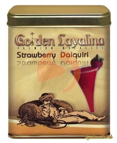 Golden Layalina Shisha Tobacco Strawberry Daquiri 50g Tin