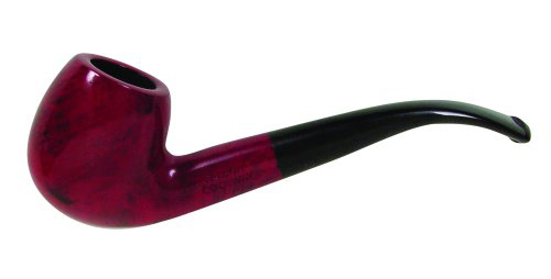 Falcon Coolway # 21 Red Stain, Apple Bowl - Bent Stem