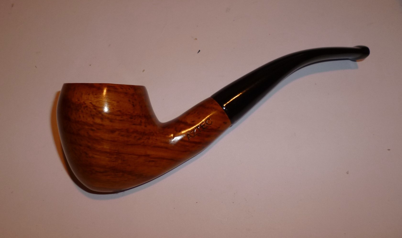 Aztec Pipes Straight and Bent - # 5 Bent Stem with Bent Tapered Mouthpiece
