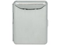 Cigarette Case Metal - Small Medium Size - Silver Classic Finish - 101 Range