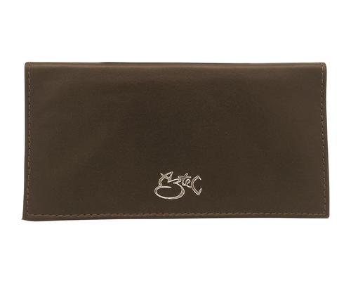 Tobacco Pouch Aztec Brown Leather Roll-Up (Large) TP3