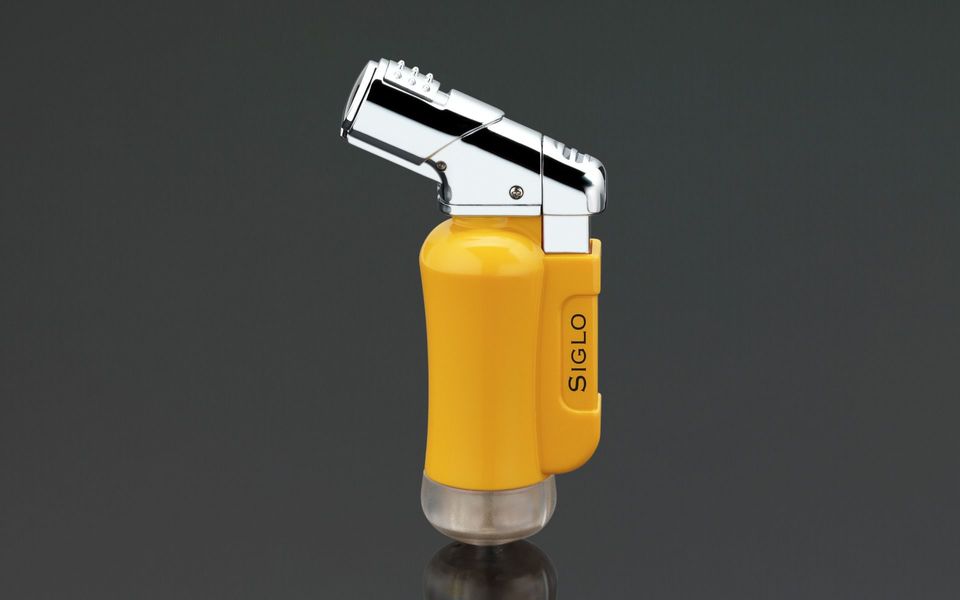 Siglo Mini Torch Lighter - Cohiba Yellow