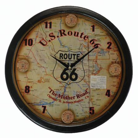 Coyote Wall Clock - Route 66