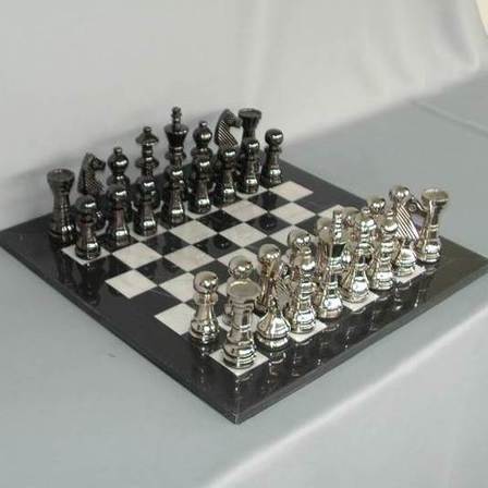 Aluminium Chess Set