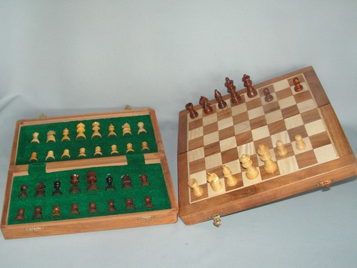 Wooden Chess Set 30 cm Square