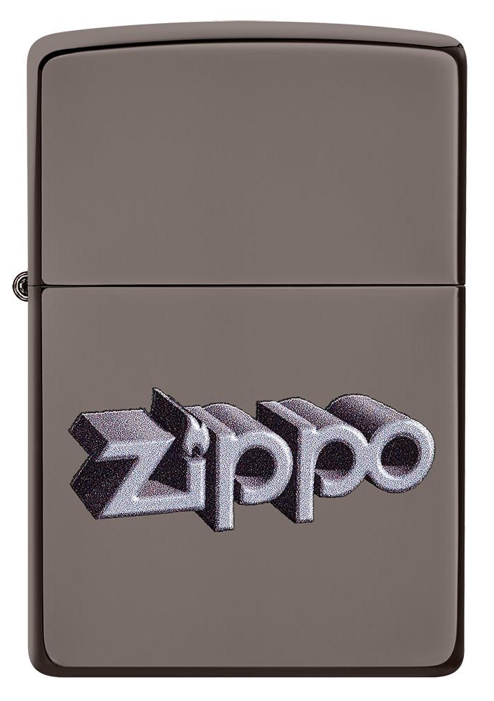 Zippo Black Ice with Logo