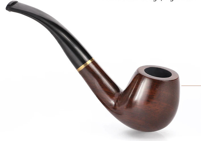 Economy Pipe with Bent Stem and Bent Tapered Mouthpiece