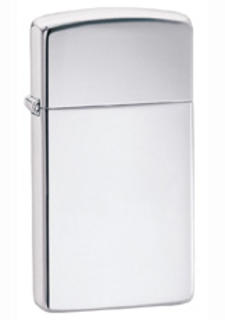 Zippo Lighter - High Polish Chrome - (Slim)