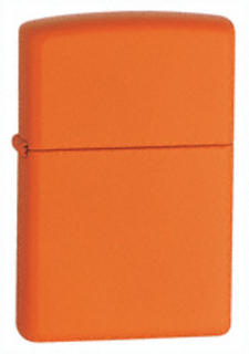 Zippo Orange Matte Lighter